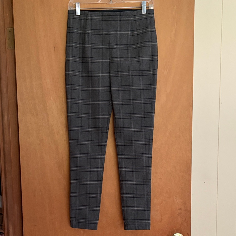 Calvin Klein Gray Plaid Pants
